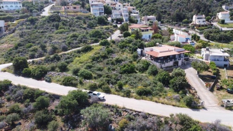 Kokkino Chorio Kreta, Kokkino Chorio: Grundstück mit Meerblick und Bergblick zu verkaufen Grundstück kaufen